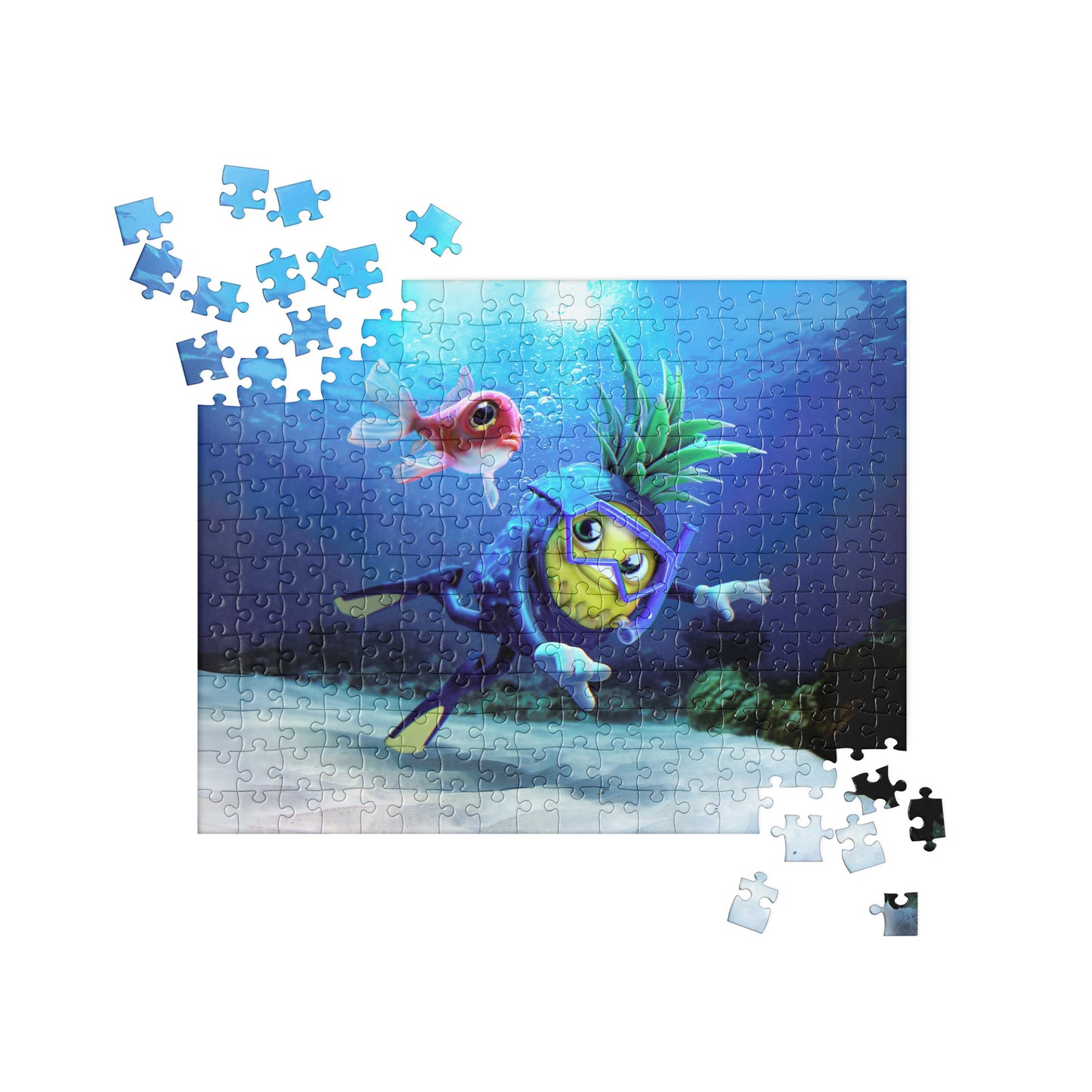 Nessi Exploring The Sea - Jigsaw puzzle