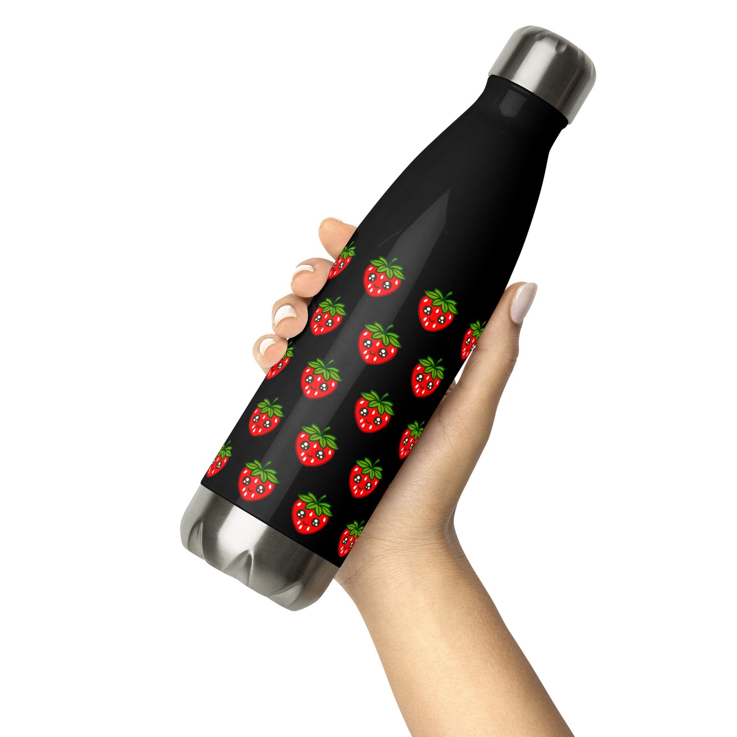Strawberry Stainless Steel Tutti Frutiz Water Bottle
